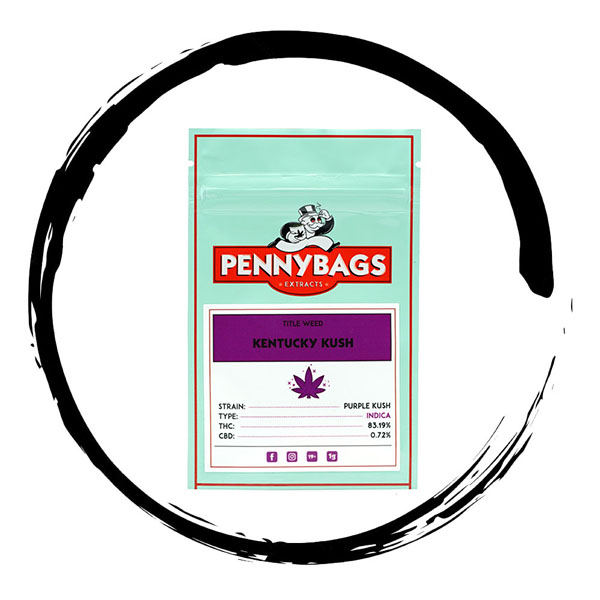 pennybags extracts kentucky kush shatter