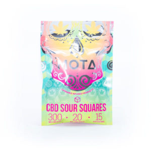 Mota 300 mg CBD Sour Squares