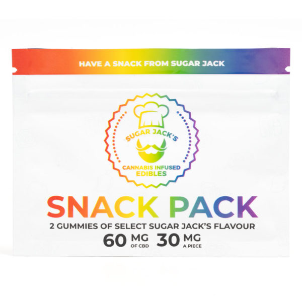 Sugar Jack's 60mg CBD Snack Pack
