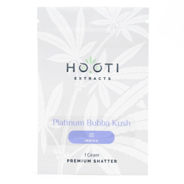 Platinum Bubba Kush Shatter - Hooti