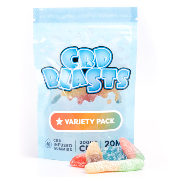 variety pack cbd blasts gummies