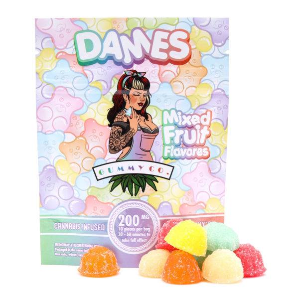 Dames 200mg THC Mixed Fruit Gummie