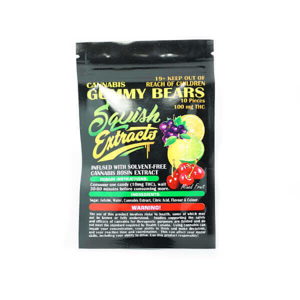 Squish Extracts Gummy Bears