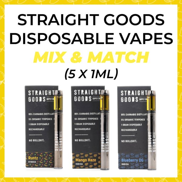 Straight Goods Disposable Vapes Mix & Match
