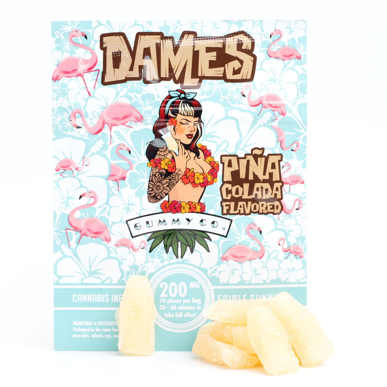 dames 200mg thc gummies