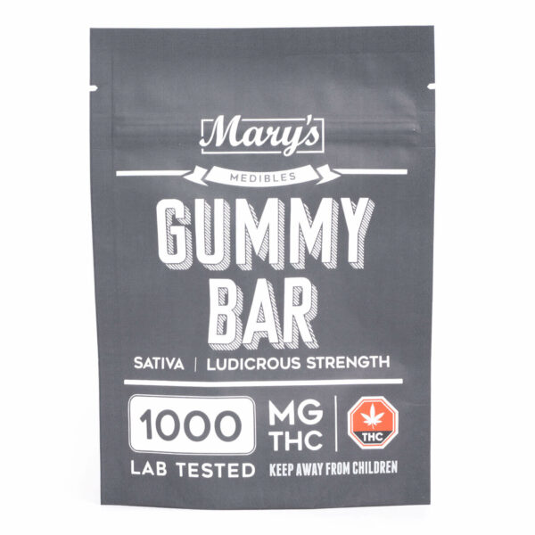 1000mg THC Sativa Gummy Bar