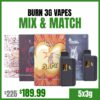 Burn 3g Vapes Mix & Match