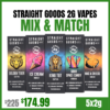 Straight Goods 2g Vapes Mix & Match