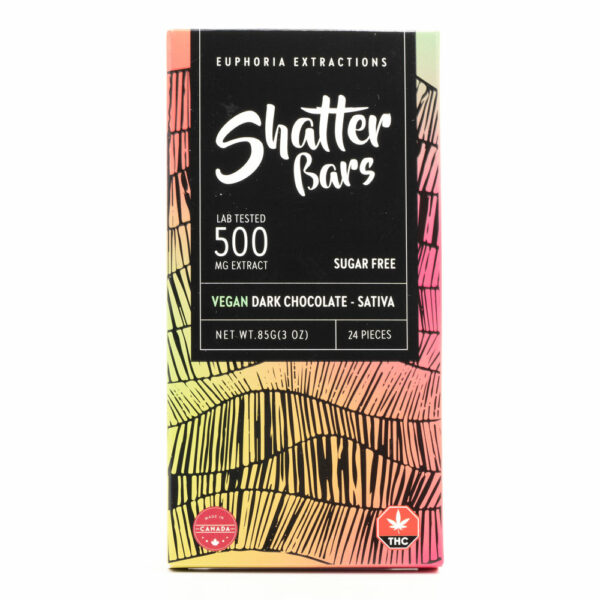 Euphoria Extractions Sativa 500mg THC Shatter Bars