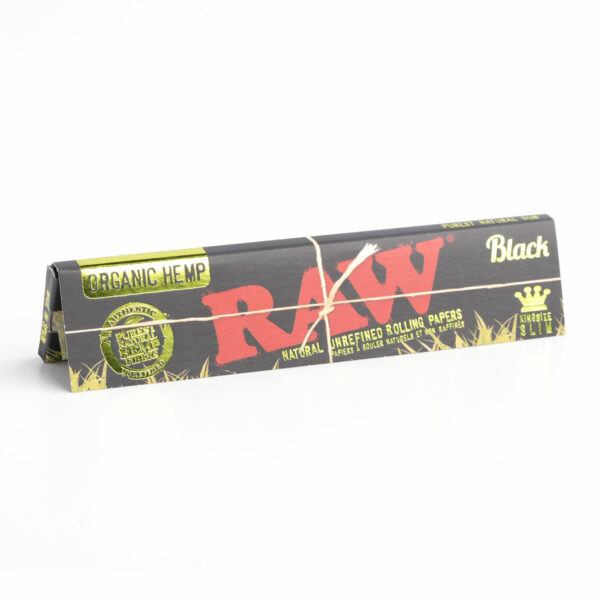 RAW Black Organic King Size Rolling Papers
